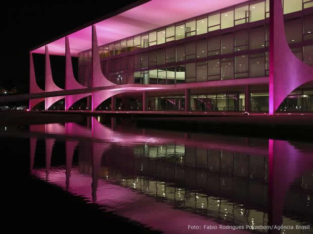 Outubro Rosa - Palácio do Planalto