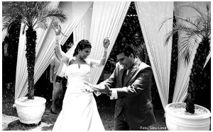 Noivos - foto espontanea