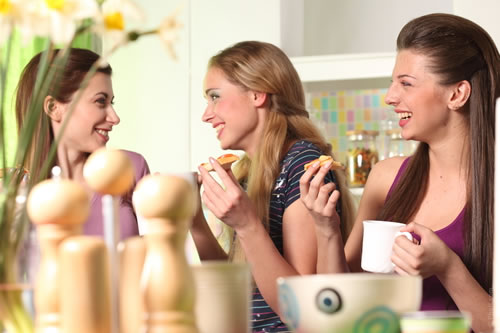 Amigas chá de cozinha