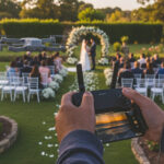 Drone para filmagem de casamento
