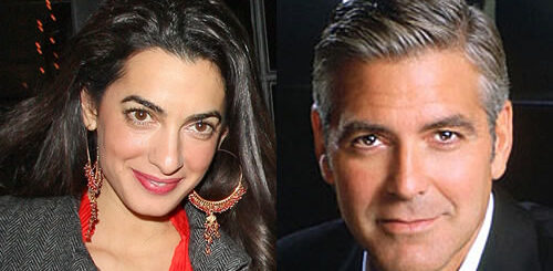 George Clooney e sua noiva Amal Alamuddin