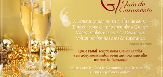 Cartão de Natal Guia de Casamento 2014