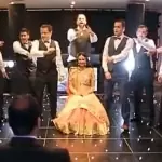 Sete irmãos fazem coreografia no casamento da irmã