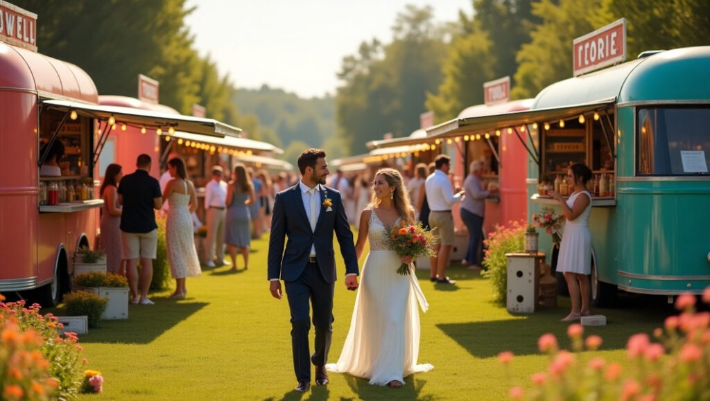Food truks na festa do casamento
