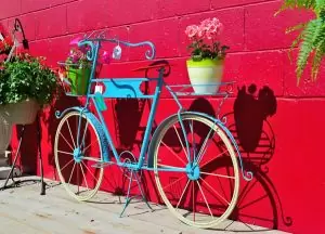 Bicicleta na decoração do Casamento