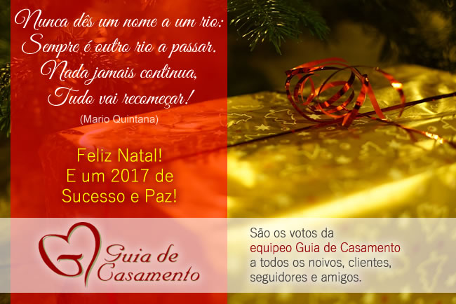 Cartão de Natal Guia de Casamento 2016