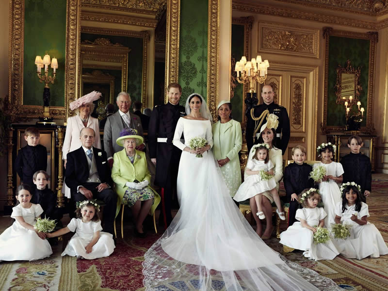 Casamento do príncipe Harry e Meghan Markle: Foto oficial da família real