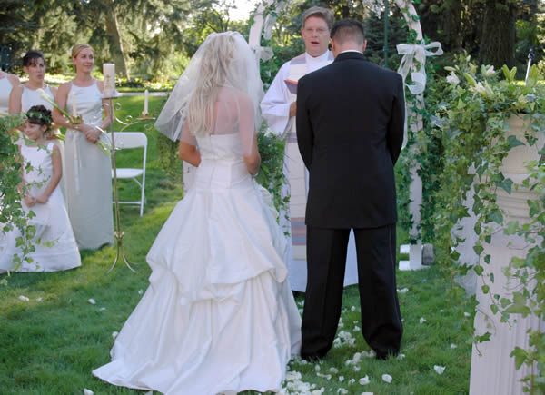 Decoração de casamento ao ar livre