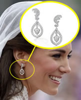 Os brincos de Kate Middleton