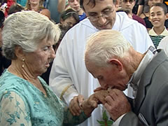 dona Nhanhá (91) e José Pedro (84) | Foto: Reprodução