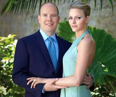 Príncipe Albert II de Mônaco e Charlene Wittstock | Foto: Detalhe