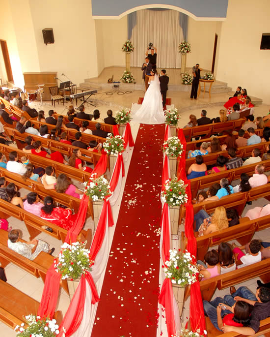 Decoração da Cerimônia de Casamento