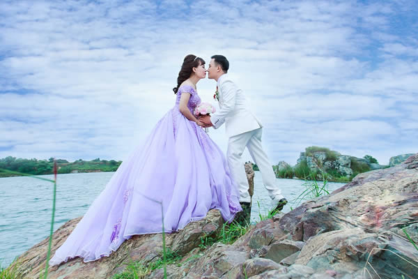 Vestidos de Noiva Coloridos