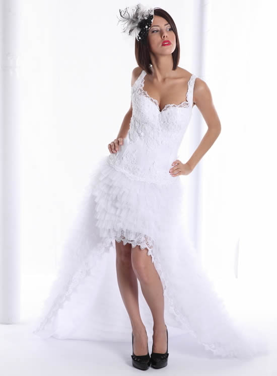 Vestido de noiva curto